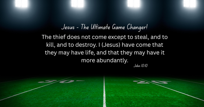 Jesus - The Ultimate Game Changer image