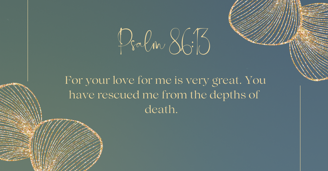 Psalm 86:13 image