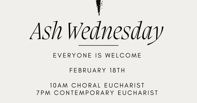 Ash Wednesday Services image