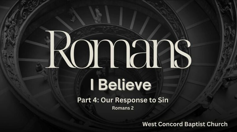 Our Response to Sin