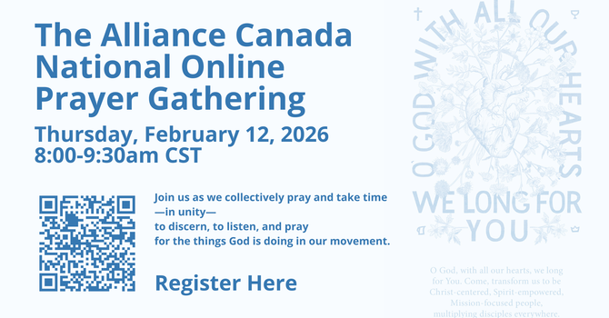 The Alliance Canada National Online Prayer Gathering image