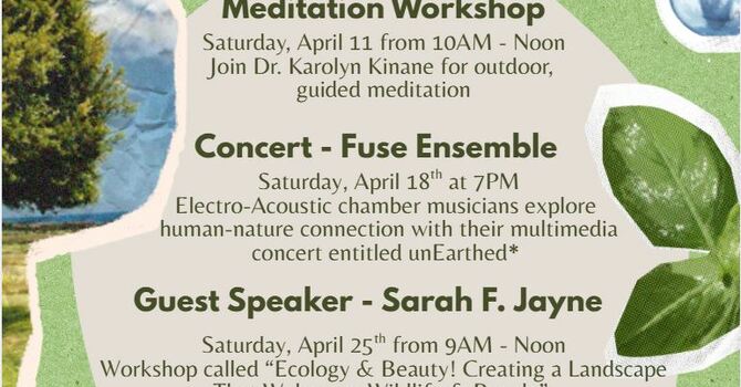 Earth Month Events Saturdays in April 2026
