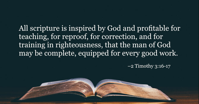 2 Timothy 3:16-17