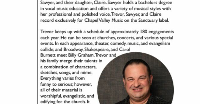 Dinner & Trevor Thomas Live!