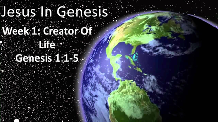 Jesus In Genesis