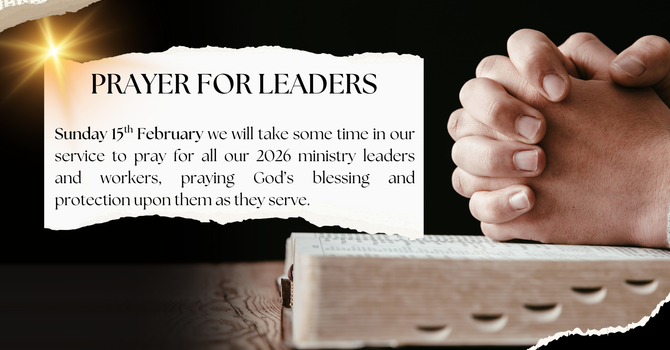 Prayer for Leaders