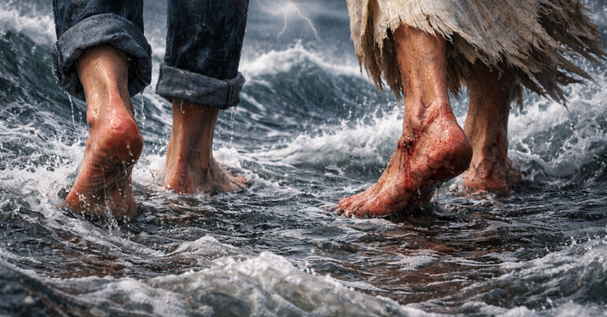 Walking In Deep Waters image