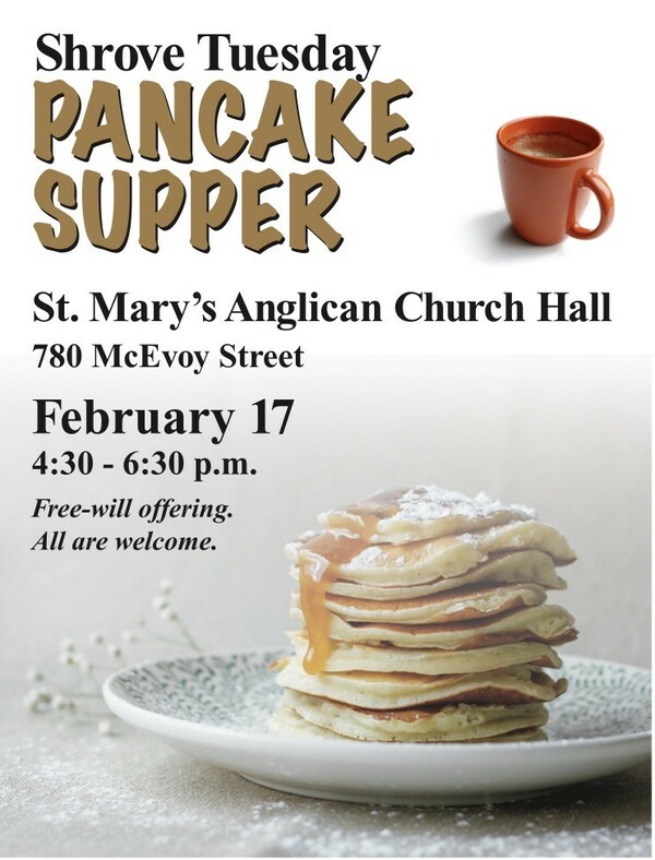 Shrove Tuesday suppers