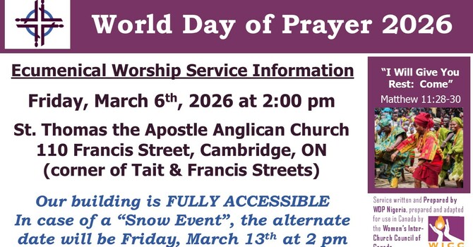 World Day of Prayer 2026