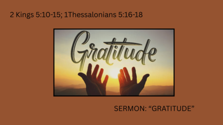 Gratitude