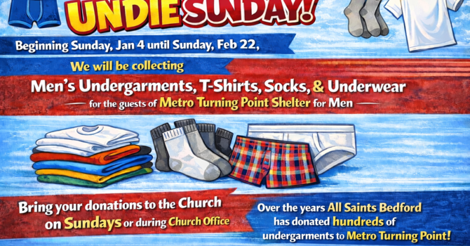 Annual Undie Sunday at All Saints Bedford