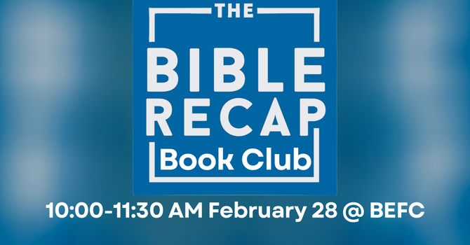 The Bible Recap Book Club