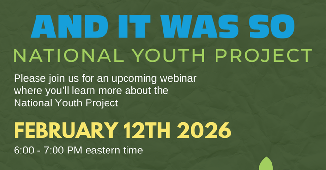 ‘And It Was So’ - National Youth Project