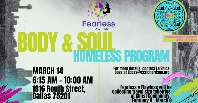 Fearless & Flawless Body & Soul Homeless Program