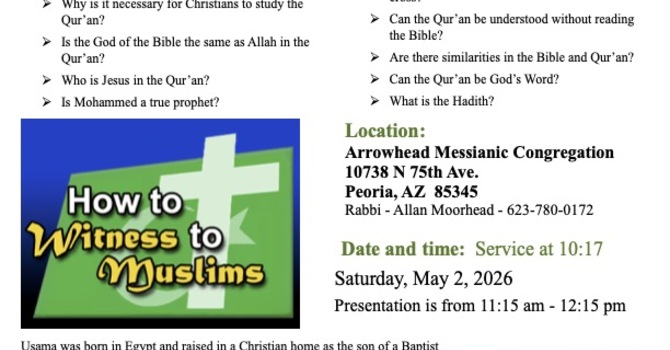 Usama Speaking in Peoria, AZ