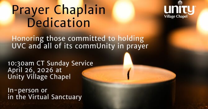 Prayer Chaplain Dedication