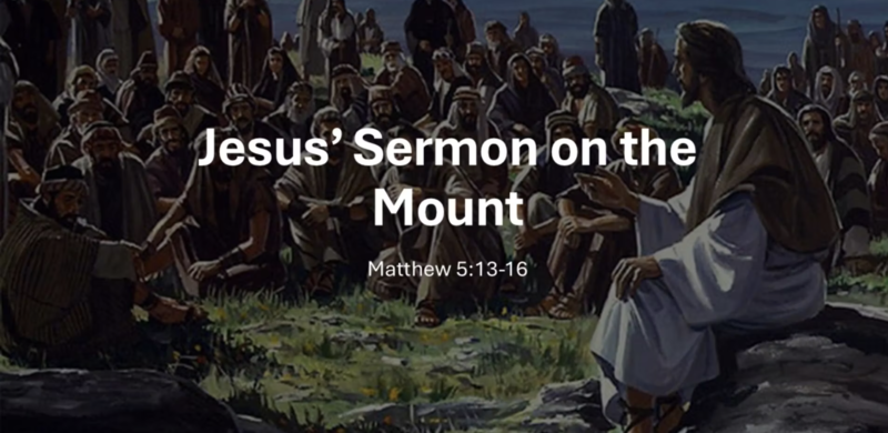 "The Sermon on the Mount: Matthew 5:17-48: Part 2"