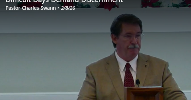 Difficult Days Demand Discernment image