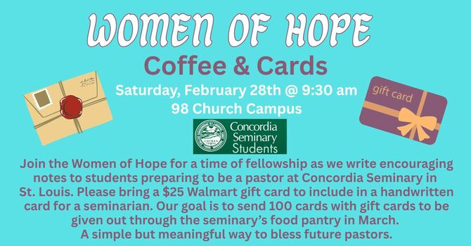Women of Hope Coffee & Cards