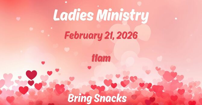 Ladies Ministry Meeting