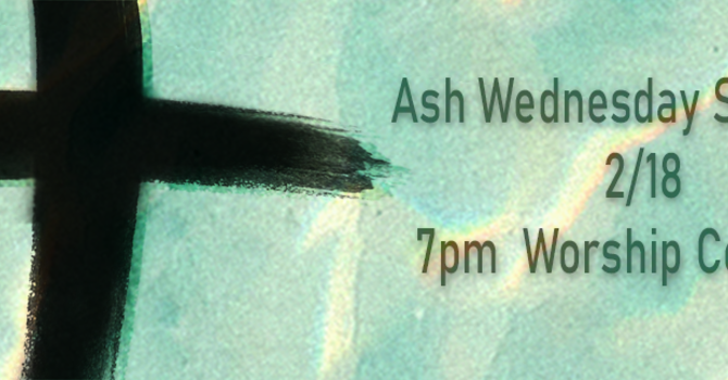 Ash Wednesday Service