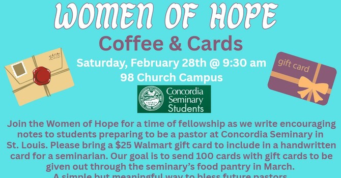 Women of HOPE Coffee & Cards  image