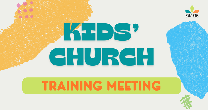Kids' Church Training Meeting