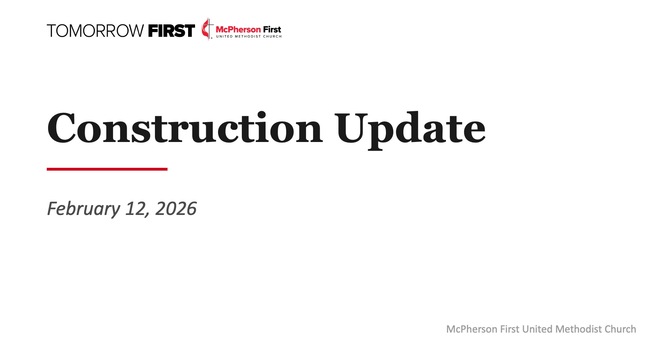 Tomorrow First: Construction Begins February 23