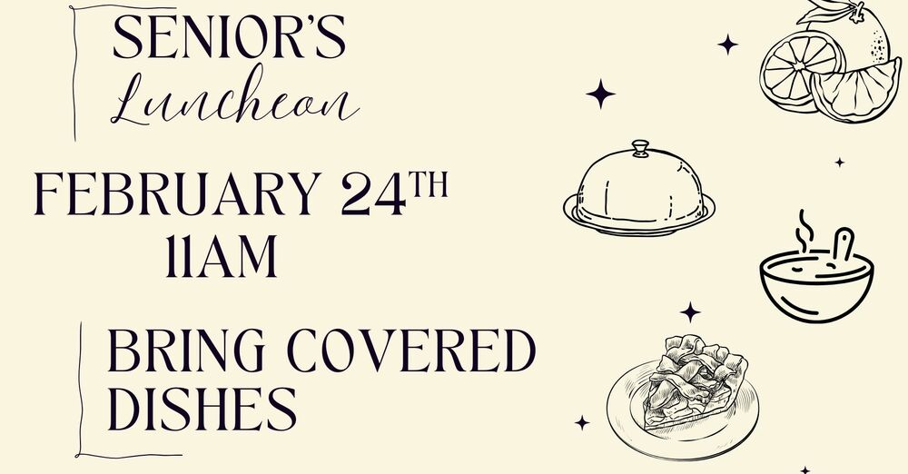 Sparkling Seniors Covered Dish Luncheon