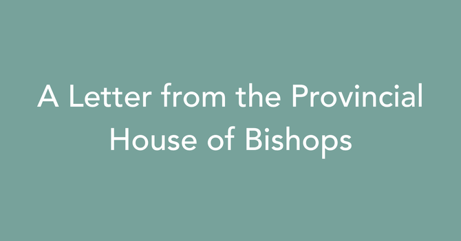 A Letter from the Provincial House of Bishops image