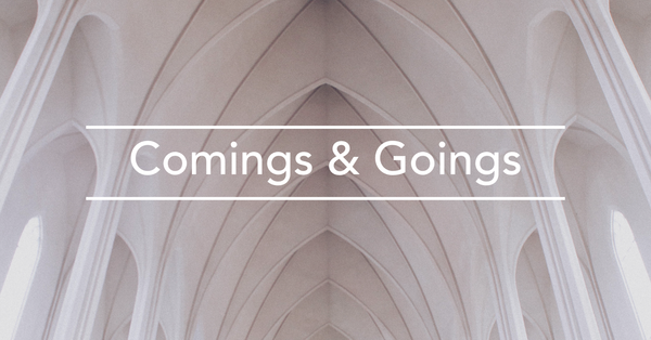 Comings and Goings in the Diocese