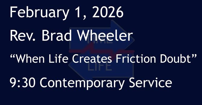 2-1-2026: Doubt - 9:30 Contemporary service