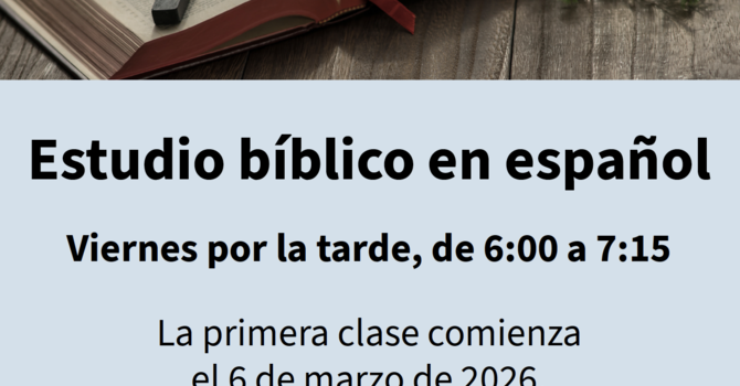 Estudio bíblico en español