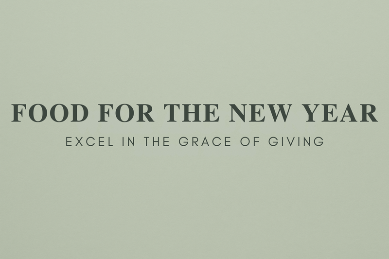 Excel in the Grace of Giving