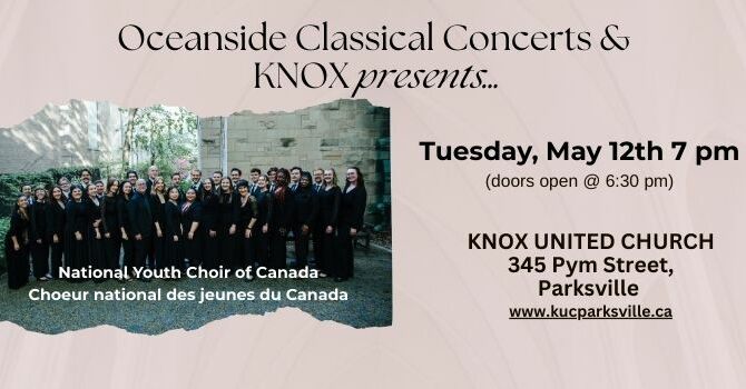 National Youth Choir of Canada (S,Rms 5/6,L)