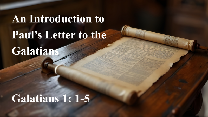 February 8th: Pastor Clint Lange - "An Introduction to Paul's Letter to the Galatians"