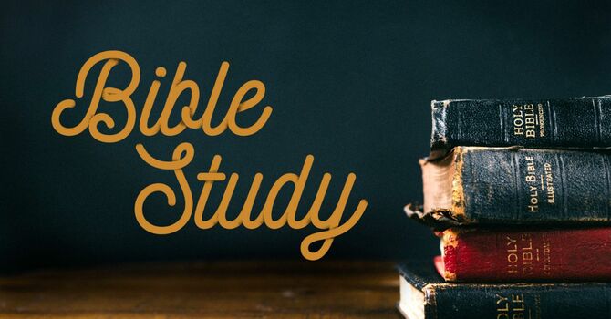 Wednesday Morning Bible Study