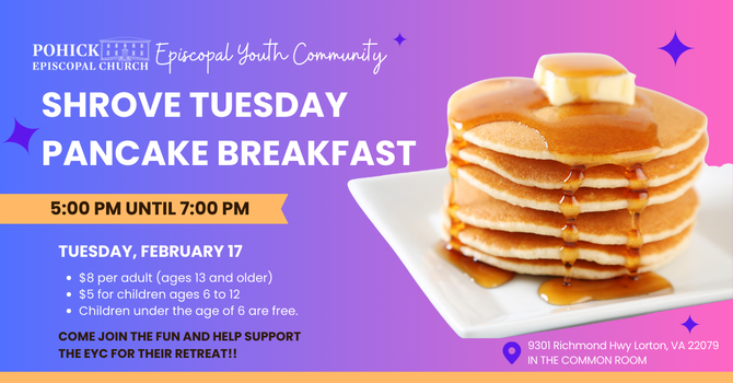 EYC Shrove Tuesday Pancake Supper