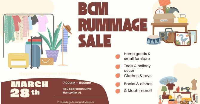 BCM Rummage Sale