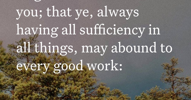 An abundance of blessings image