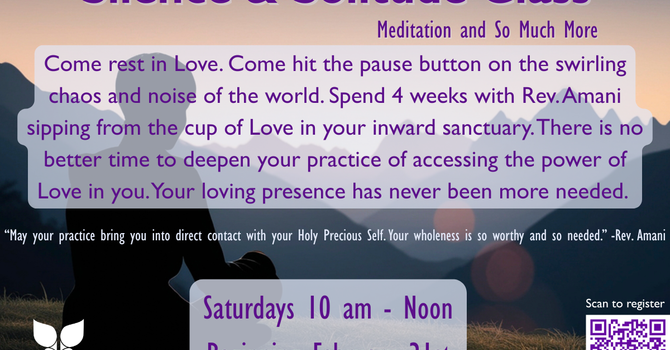 Silence and Solitude Class