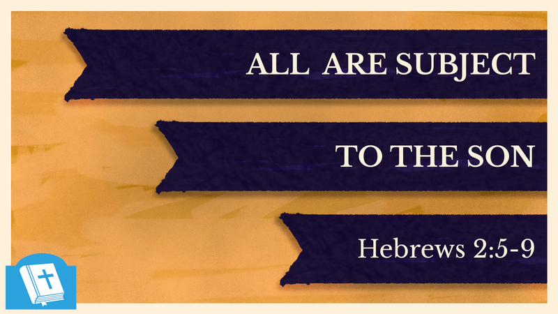 All Are Subject to the Son