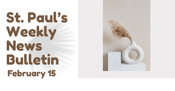 February 15 News Bulletin image