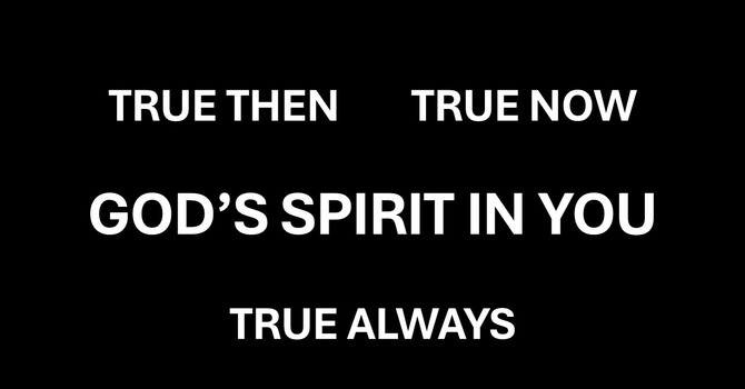 THE HOLY SPIRIT LIVES IN YOU