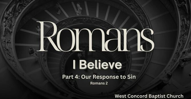 Our Response to Sin