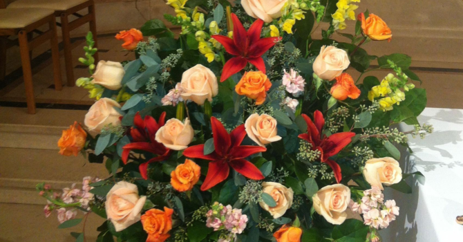 Flowers for the Alter image