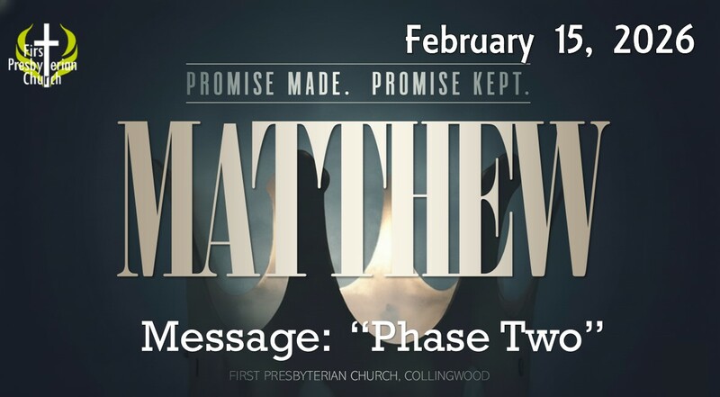 Sunday February 15 Message