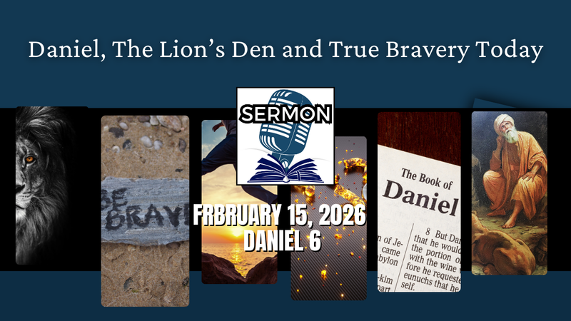Daniel, The Lion’s Den and True Bravery Today 