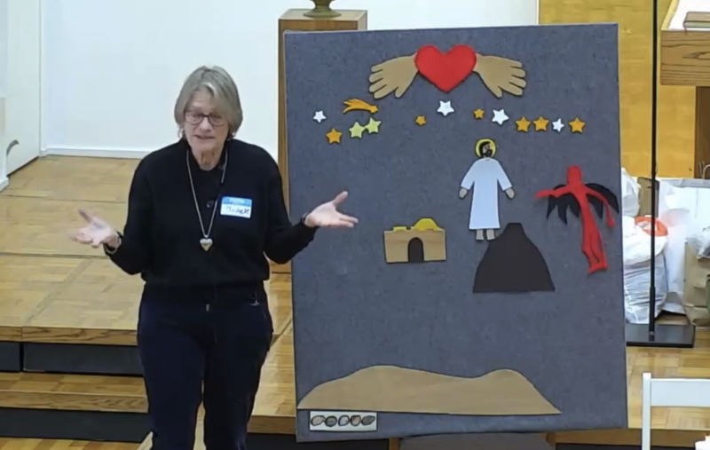 GODLY PLAY  JESUS TEMPTED IN THE DESERT, FEBRUARY 15, 2026