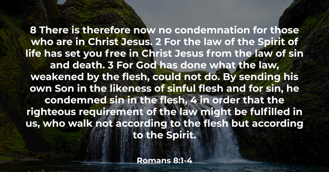 Romans 8:1-4 image